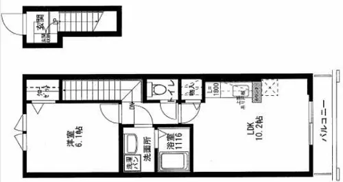 チェリーあい【2階】の間取り