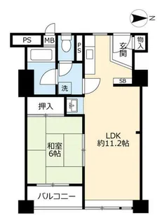 UR新豊里【0070913号室】の間取り