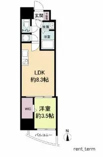 セレニテ梅田ルフレ【5階】の間取り