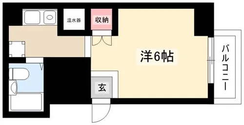 I.B.SPOT【4C号室】の間取り