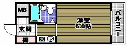 ジョイフルKIKUSUI【2階】の間取り