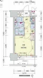 プレサンス大須プライマル【5階】の間取り