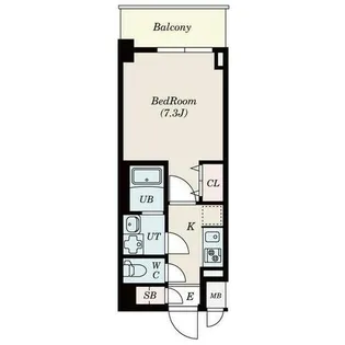 S-RESIDENCE志賀本通North【203号室】の間取り