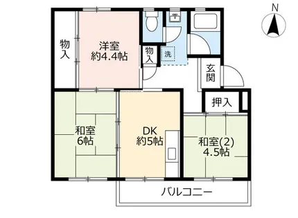 UR鶴山台【0330307号室】の間取り