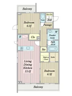 Gran Reir(グランレイール)【3階】の間取り