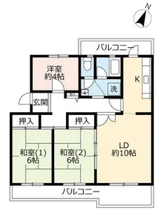 URあかしあ台ハイツ第2【0030505号室】の間取り