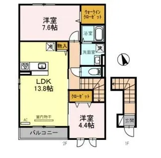 ルミエール【2階】の間取り