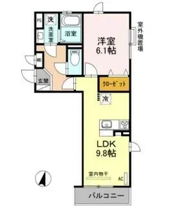 アズール【2階】の間取り