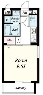 ビウォール正木【2階】の間取り