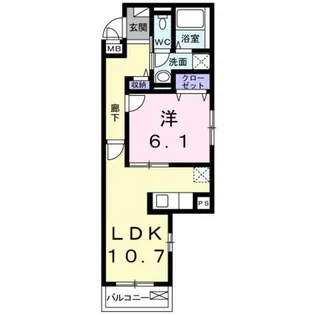 Grange四条大宮【1階】の間取り