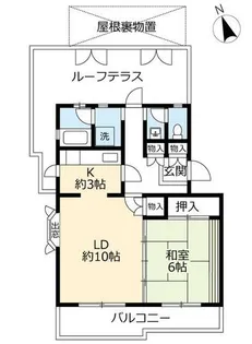 UR真美ヶ丘6丁目【0240501号室】の間取り