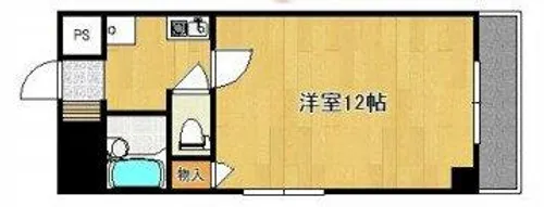 ハイツ天翔【1階】の間取り