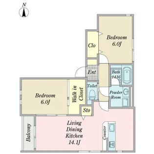 Persona(ペルソナ)【0202号室】の間取り