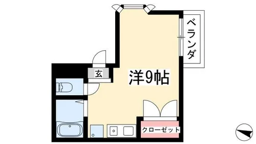 フォンティーヌ藤が丘【2階】の間取り