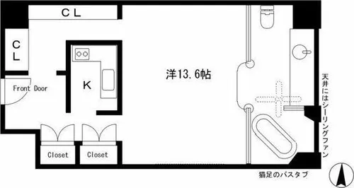 プリンセス姫ラグジュアリースイート【8階】の間取り