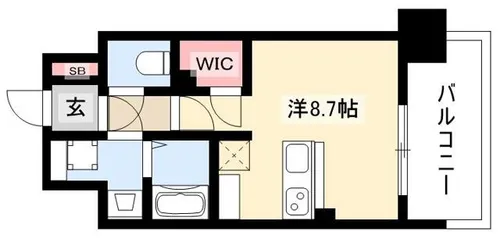ルーエ今池【501号室】の間取り