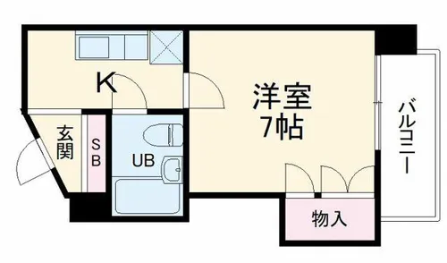 光栄ハイツ千里丘【2階】の間取り