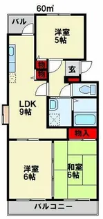 ディアライフ【302号室】の間取り