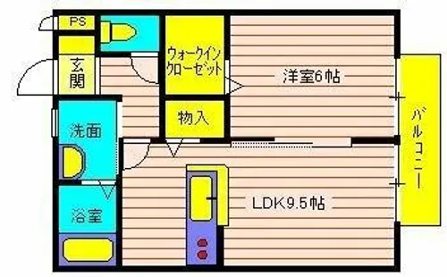 グラシアス【202号室】の間取り