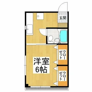 金子ハイツ【3階】の間取り