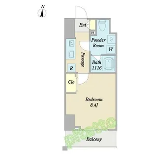 WESTIN上前津【3階】の間取り