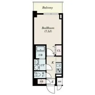 S-RESIDENCE志賀本通North【505号室】の間取り