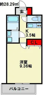 ベルガモット門司駅前【6階】の間取り