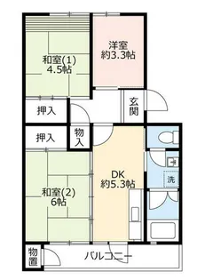 UR箕面粟生第一【0060706号室】の間取り