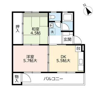UR徳力【0230406号室】の間取り