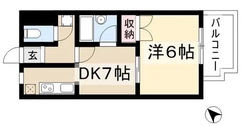 bespoke鶴舞【3階】の間取り