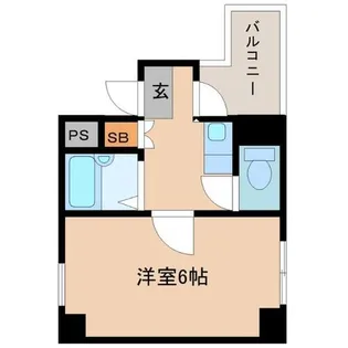 ハイコート駒川【2階】の間取り