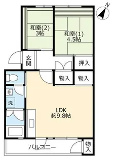 UR泉北桃山台一丁【0070206号室】の間取り