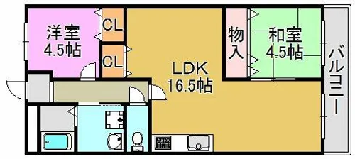 ドルミムラオ【1階】の間取り