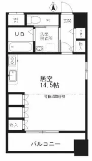 ゴールドヒルズ渡辺【8階】の間取り