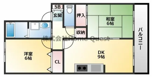 RIHITO八尾【2階】の間取り