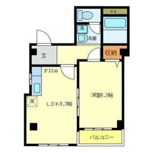 FRONTIEA FIELD【2階】の間取り