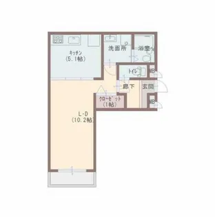 K・プラウド【3階】の間取り