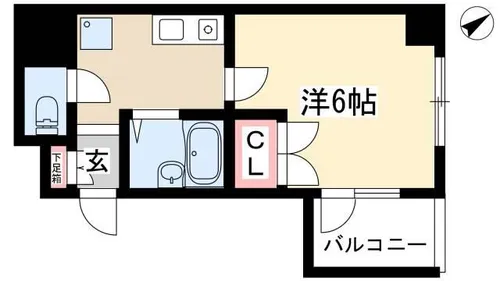 casa桜・千種【6階】の間取り