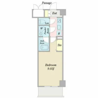 ウイングコート深沢【0204号室】の間取り