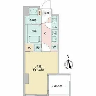 リエス鶴舞EAST TOWER【0807号室】の間取り