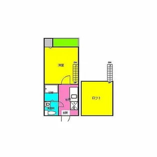 ポルテ星宮【101号室】の間取り