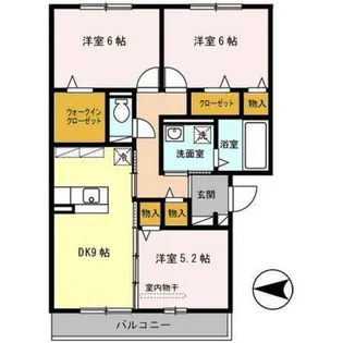 フォルトゥーナ【2階】の間取り