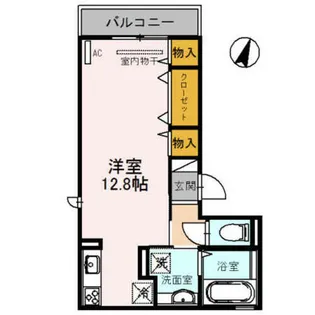 兵庫県神戸市兵庫区荒田町3丁目【アパート】の間取り