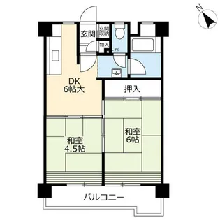 UR金田一丁目【0081004号室】の間取り