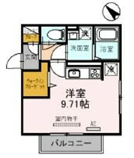 Ciel Blue Moriyama【1階】の間取り