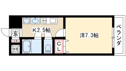 ルーチェ栄【902号室】の間取り