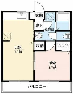 大谷マンション【3階】の間取り