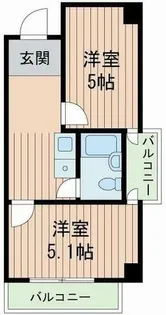 ラ・ペール一番館【4階】の間取り