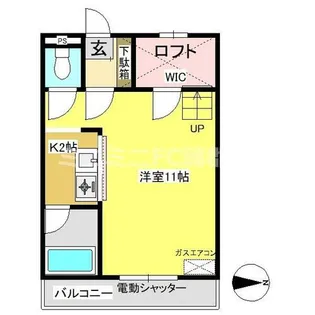 セザンヌ三谷【103号室】の間取り