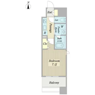 カンピオーネ御器所通【0904号室】の間取り